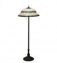 Meyda Green 31975 - 62" High Tiffany Roman Floor Lamp