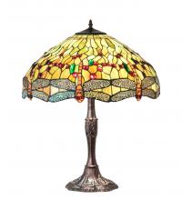Meyda Green 47960 - 26" High Tiffany Hanginghead Dragonfly Table Lamp