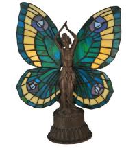 Meyda Green 48019 - 17"H Butterfly Lady Accent Lamp
