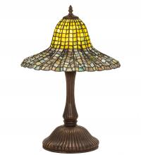 Meyda Green 49165 - 22" High Tiffany Bell Table Lamp