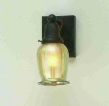 Meyda Green 56496 - 4" Wide Revival Oyster Bay Favrile Wall Sconce