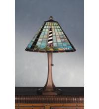 Meyda Green 69409 - 21"H The Lighthouse on Cape Hatteras Table Lamp