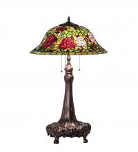 Meyda Green 71388 - 31" High Tiffany Rosebush Table Lamp