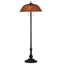 Meyda Green 81064 - 64"H Tiffany Fishscale Floor Lamp