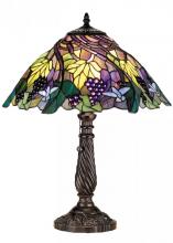 Meyda Green 82303 - 22" High Spiral Grape Table Lamp