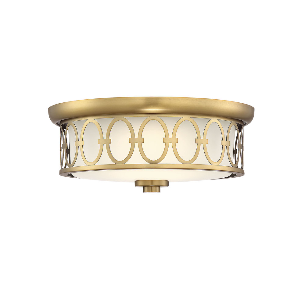 Sherrill LED Ceiling Light in Warm Brass