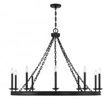  1-4405-10-89 - Seville 10-Light Chandelier in 
Matte Black