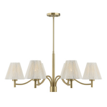 Savoy House 1-6084-6-127 - Rosa 6-Light Chandelier in Noble Brass