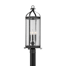 Savoy House 5-115-337 - Preston 3-Light Outdoor Post Lantern in Iron Oxide