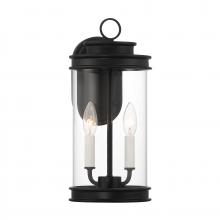  5-904-BK - Englewood 2-Light Outdoor Wall Lantern in Matte Black