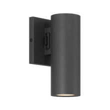 Savoy House 5-CYL-1-5CCT-BK - Kelley 1-Light LED 5CCT Cylinder Exterior Light in Black
