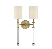 Savoy House 9-103-2-322 - Fremont 2-Light Wall Sconce in Warm Brass