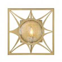  9-5064-1-322 - Balfour 1-Light Wall Sconce in Warm Brass