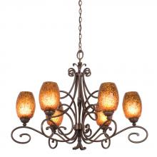 Kalco 5534AC/PS15 - Amelie 6 Light Chandelier