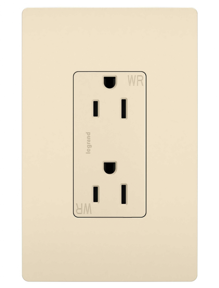 radiant? Outdoor Outlet, Light Almond