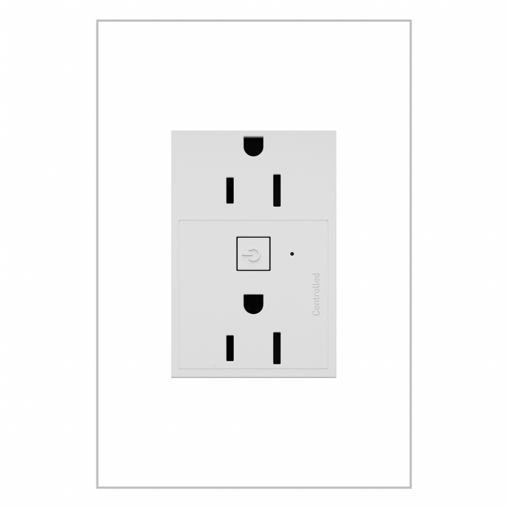 adorne? 15A Smart Outlet with Netatmo Plus-Size, White