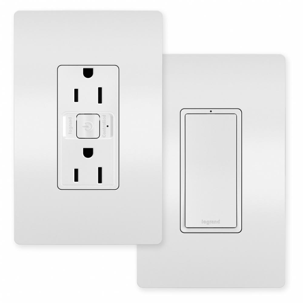 radiant? Easy Switched Outlet Kit, White