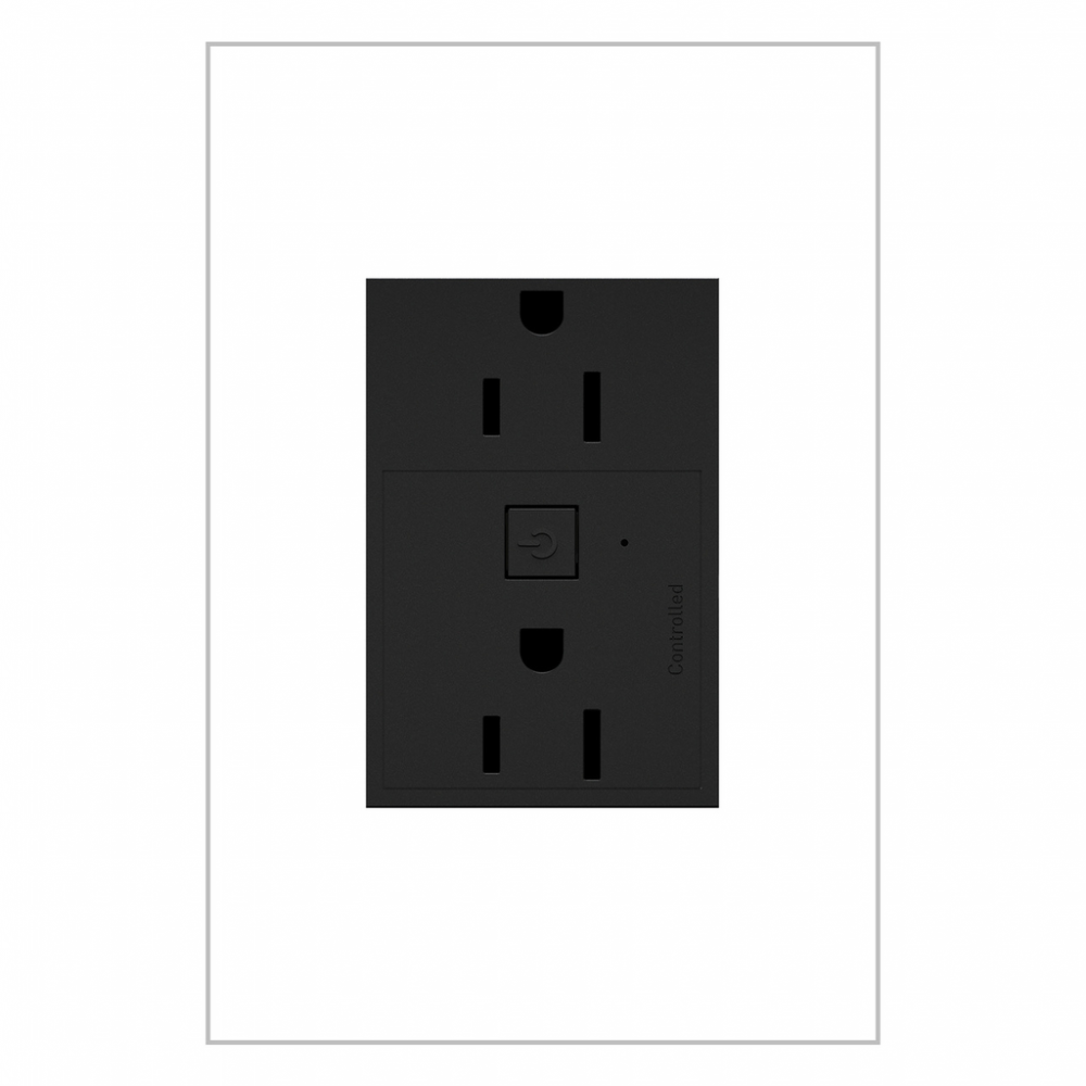 adorne? 15A Smart Outlet with Netatmo Plus-Size, Graphite