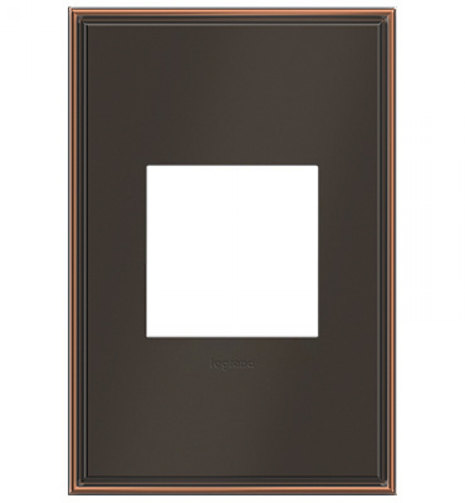 adorne? Oil-Rubbed Bronze One-Gang Screwless Wall Plate