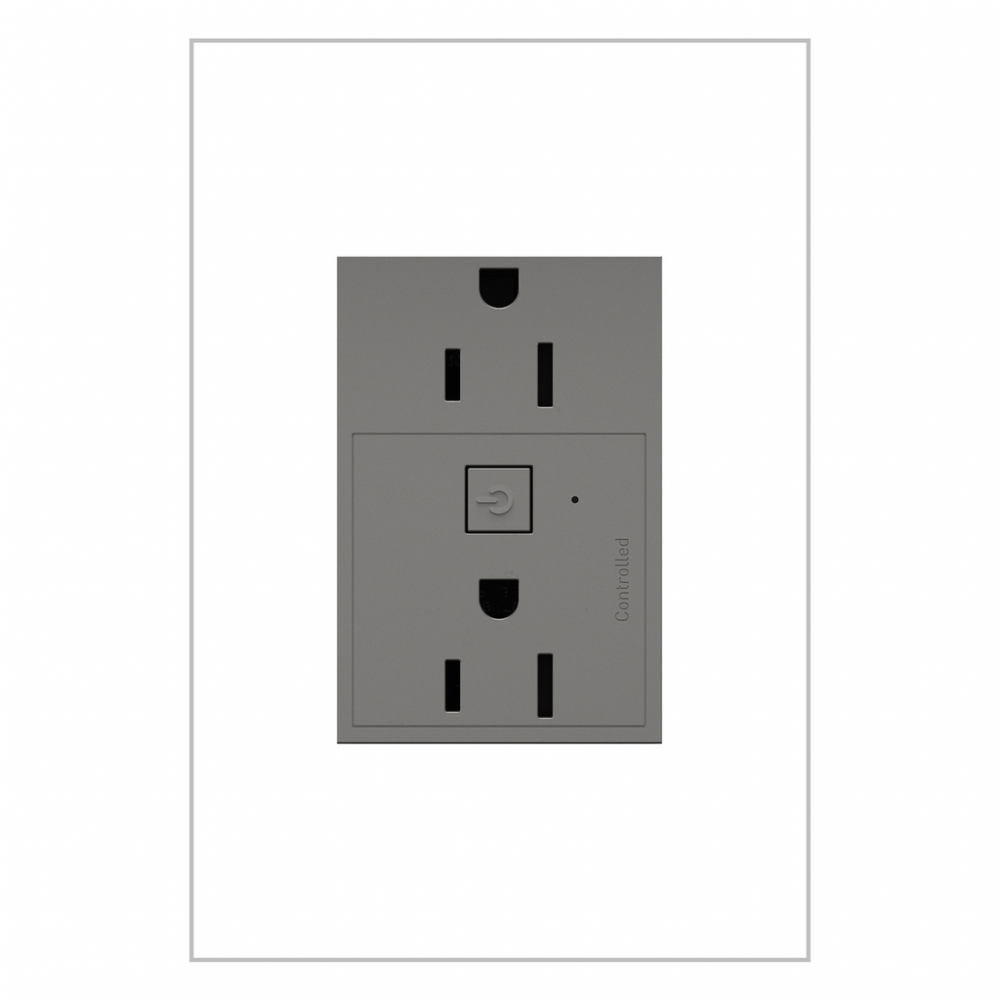 adorne? 15A Smart Outlet with Netatmo Plus-Size, Magnesium