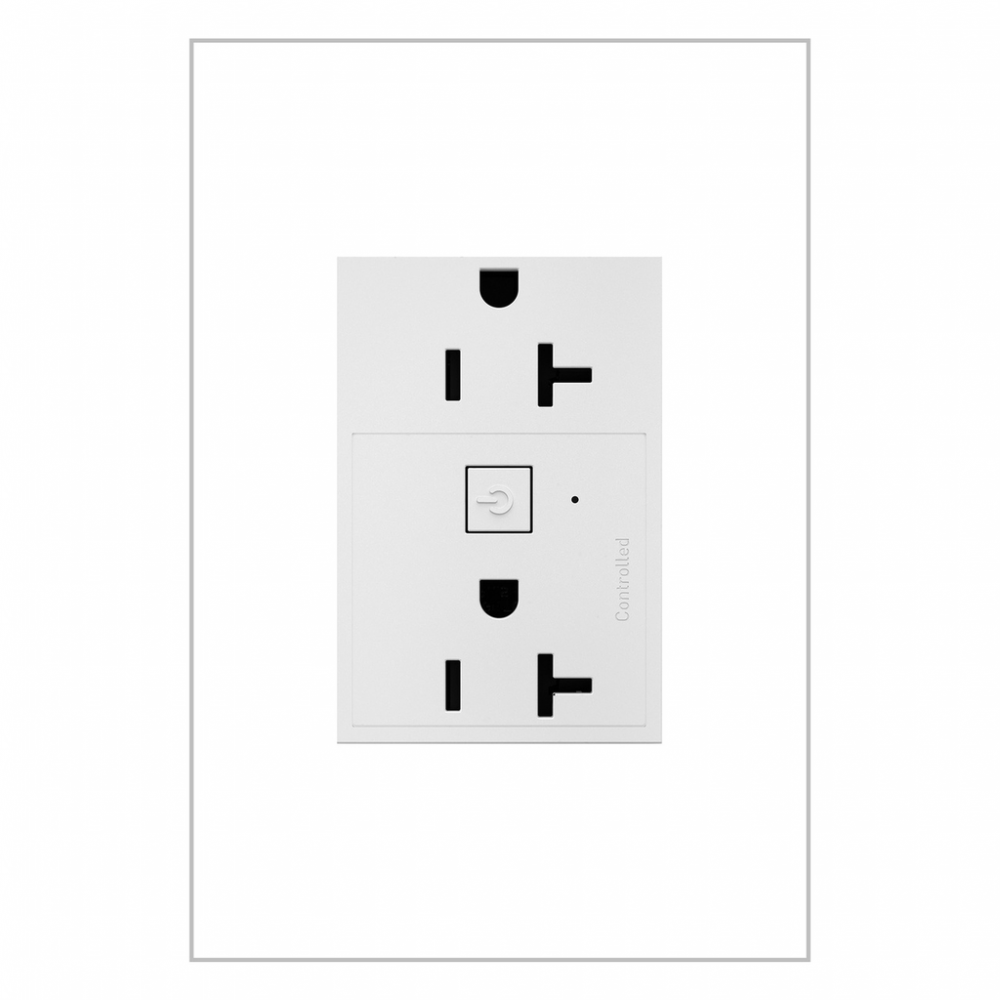 adorne? 20A Smart Outlet with Netatmo, Plus-Size, White