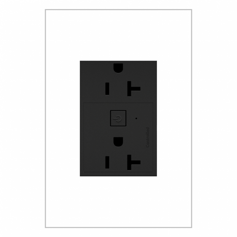 adorne? 20A Smart Outlet with Netatmo, Plus-Size, Graphite