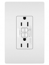 Legrand 1597TRAWCCD4 - radiant? 15A Tamper Resistant Self Test GFCI Outlet with Audible Alarm, White