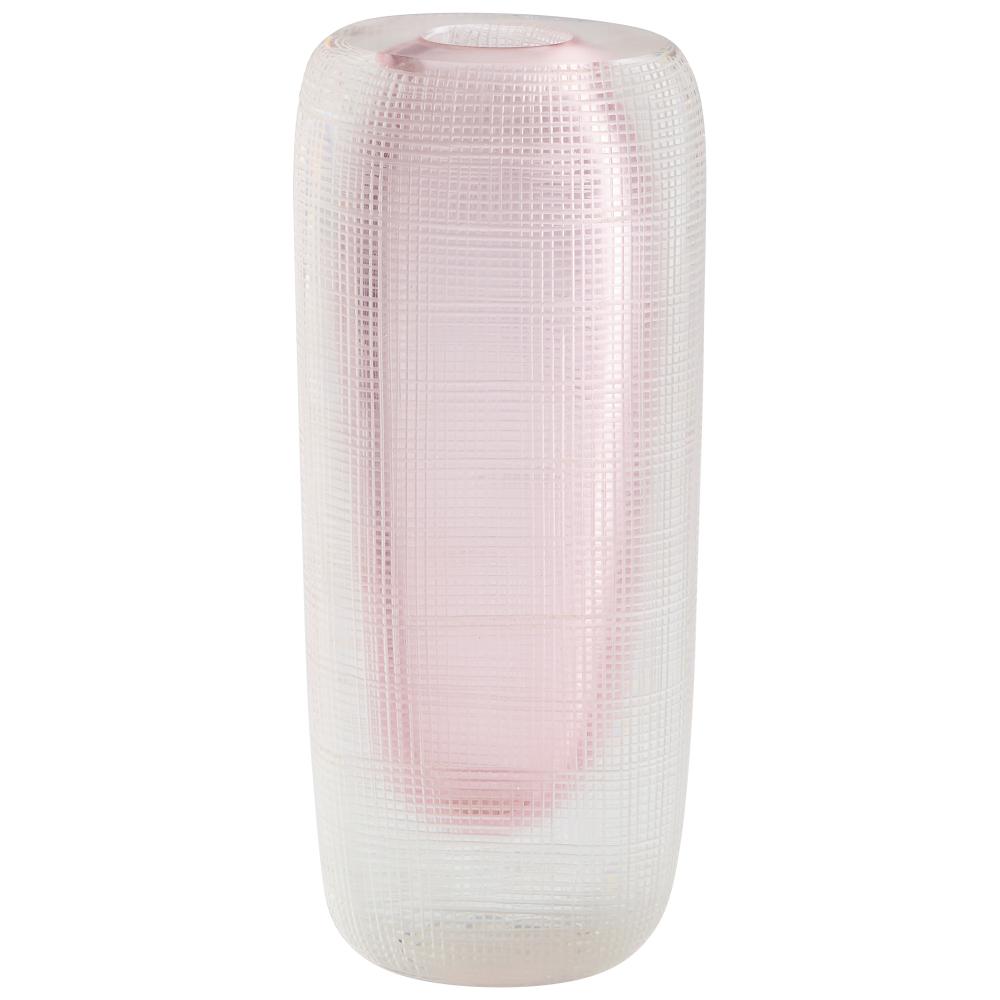 Neso Vase | Pink & Clear
