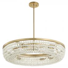  11944 - Ophelia 8 Light Chandelier | Aged Brass