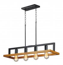  10307BKASB - Black Forest-Linear Pendant