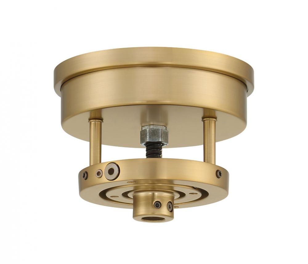 Slope Mount Adapter in Satin Brass