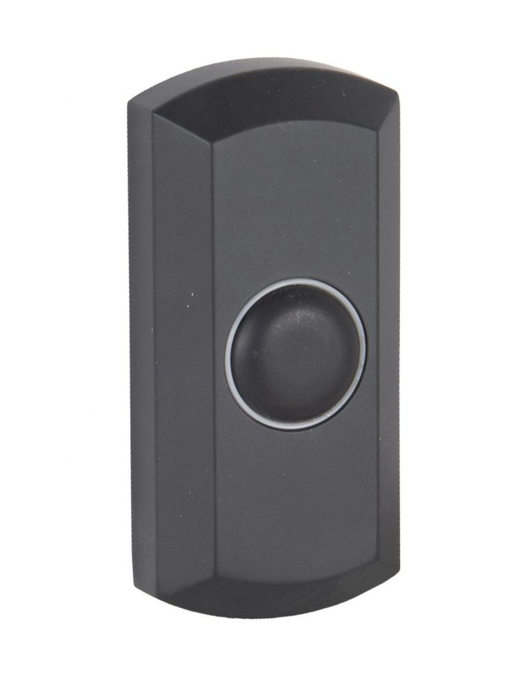 Surface Mount LED Lighted Push Button in Flat Black