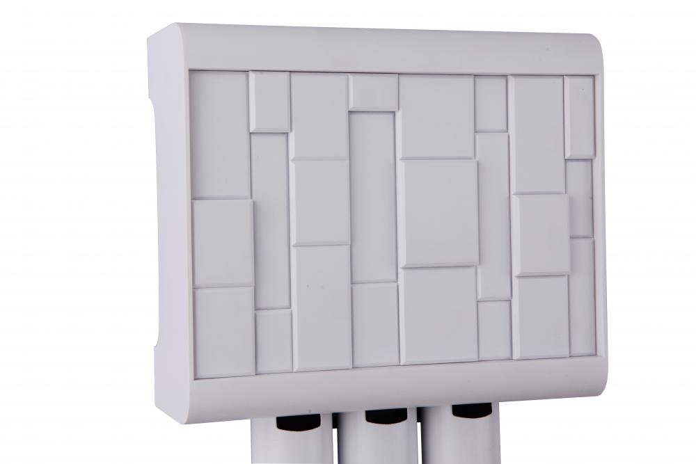 3 Tube Contemporary Westminster Chime in White