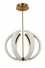  58890-SB-LED - Unwind Small LED Pendant in Satin Brass