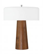  87001WN-T - 1 Light LED Table Lamp in Walnut