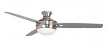 Craftmade TG52BNK3-52BN - Targas 52" 3-Blade Ceiling Fan in Brushed Polished Nickel w/ Brushed Nickel Blades