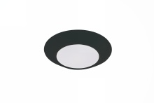 Craftmade X9304-FB-LED-5CCT - Slim Line 4" (5.9" Overall) 1 Light LED Flush in Flat Black; 5CCT Selectable 2700-5000K