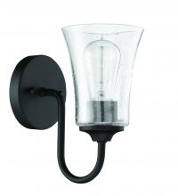  50401-FB - Gwyneth 1 Light Wall Sconce in Flat Black