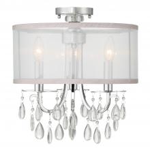  5623-CH_CEILING - Hampton 3 Light Polished Chrome Semi Flush Mount