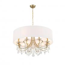  6628-VG-CL-MWP - Othello 8 Light Vibrant Gold Chandelier