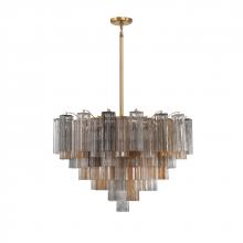  ADD-316-AG-AU - Addis 16 Light Aged Brass Chandelier