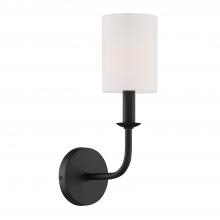  BAI-A2101-MK - Bailey 1 Light Matte Black Sconce