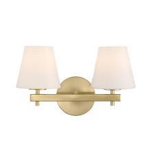 Crystorama COL-202-VG - Colton 16'' Vibrant Gold Sconce