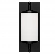 Crystorama FOS-A8050-MK - Foster 1 Light Matte Black Bathroom Vanity