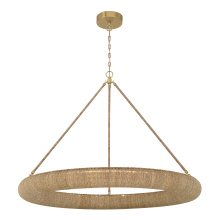 Crystorama OAK-7539-SG - Oakley 48'' Integrated LED Soft Gold Chandelier