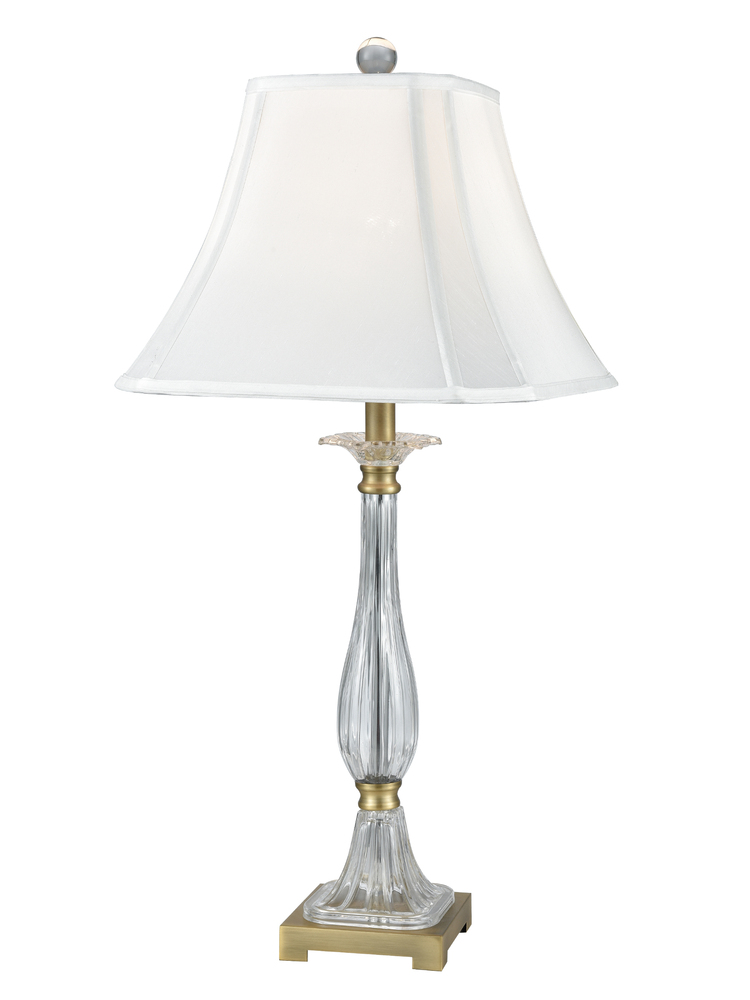 Spring Hill 24% Lead Hand Cut Crystal Table Lamp