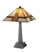Dale Tiffany 8655/551 - Edmund Tiffany Mission Table Lamp
