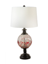 Dale Tiffany AT18323 - Halen Globe Painted Crystal Table Lamp