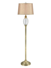 Dale Tiffany SGF17179 - Brass Pineapple 24% Lead Hand Cut Crystal Floor Lamp