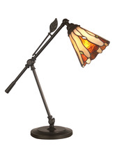 Dale Tiffany TA11158 - Amantha Leaf Tiffany Desk Lamp
